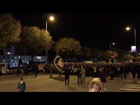 Torcida i Split na mimohodu za Vukovar 18.11.2017.