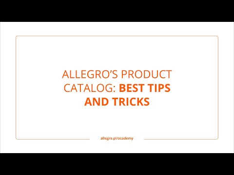 Allegro's Product Catalog: best tips and tricks