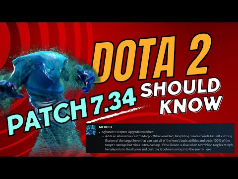Dota 2 - 7.34 Patch | Morphling Aghanim's Scepter Upgrade Reworked