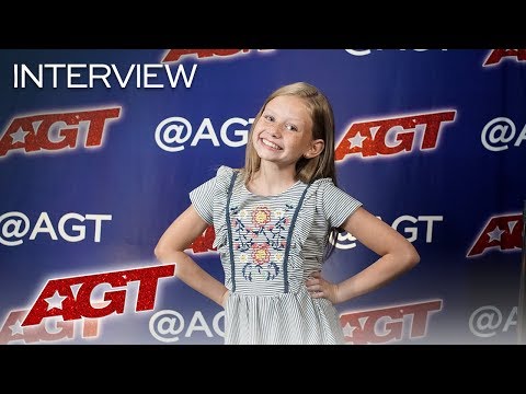 Interview: Ansley Burns Remembers The First Time She Stepped On Stage! – America’s Got Talent 2019