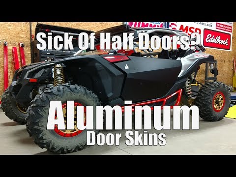 Full Aluminum Door Skins | Assault Industries F-22 Doors | Can-Am Maverick X3