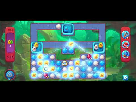 Fishdom 🐠 Hard level 8148 #youtube #fishdom #gamevideo