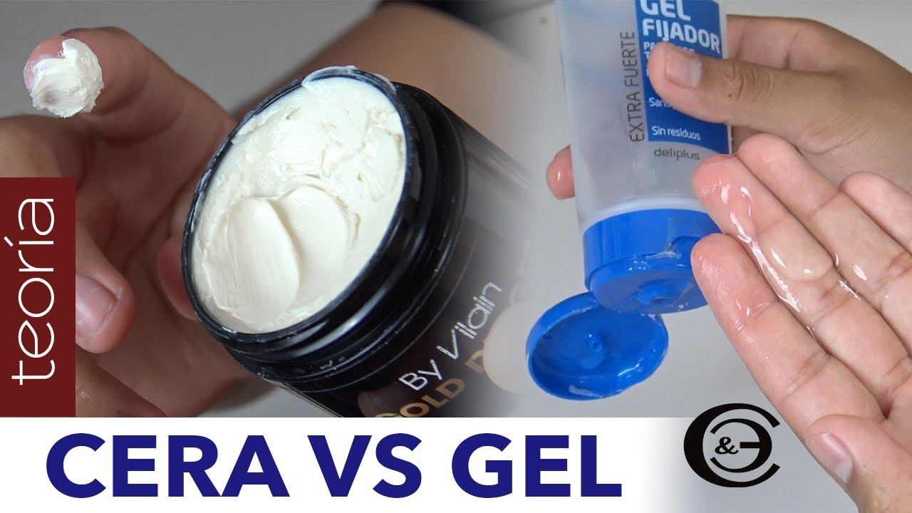 ¿Qué es la cera para peinar Peinados ★ Diferencias entre la Cera y el Gel ★ By Vilain Gold Digger