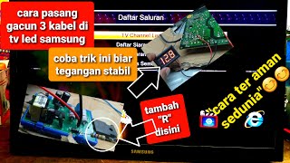 Download lagu cara pasang gacun 3/tiga kabel yang aman di tv led samsung mp3 Download lagu cara pasang gacun 3/tiga kabel yang aman di tv led samsung mp3