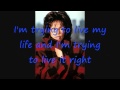 Whitney Houston ~ My Heart Is Calling ~ Lyrics On Screen