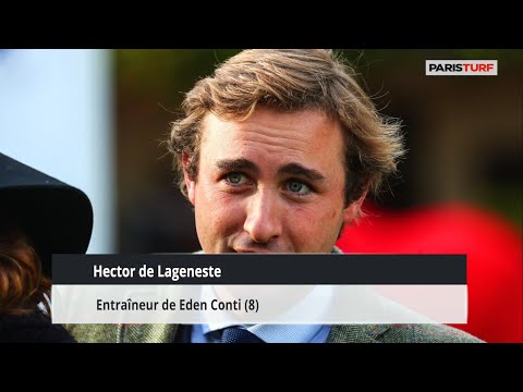 Hector de Lageneste, entraîneur de Eden Conti (11/04 à Compiègne)