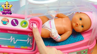 Mi Bebé NENUCO recién nacido está malito y va a la INCUBADORA - Doctora ¿Cómo está mi bebé