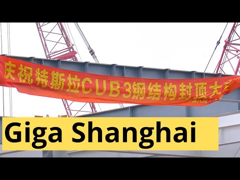 , title : 'Big Celebration at Tesla Giga Shanghai's Phase 2 Model Y Building'