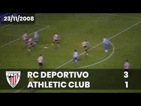 ⚽️ [Liga 08/09] J12 I RC Deportivo 3 - Athletic Club 1 I LABURPENA