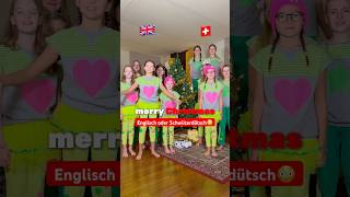 We wish you a merry Christmas auf Schweizerdeutsch!😍🇨🇭