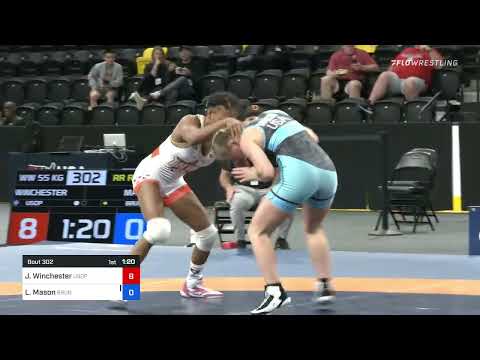 55 Kg Rr Rnd 1 - Jacarra Winchester, USOP - TMWC Vs Lauren Mason, Brunson UVRTC