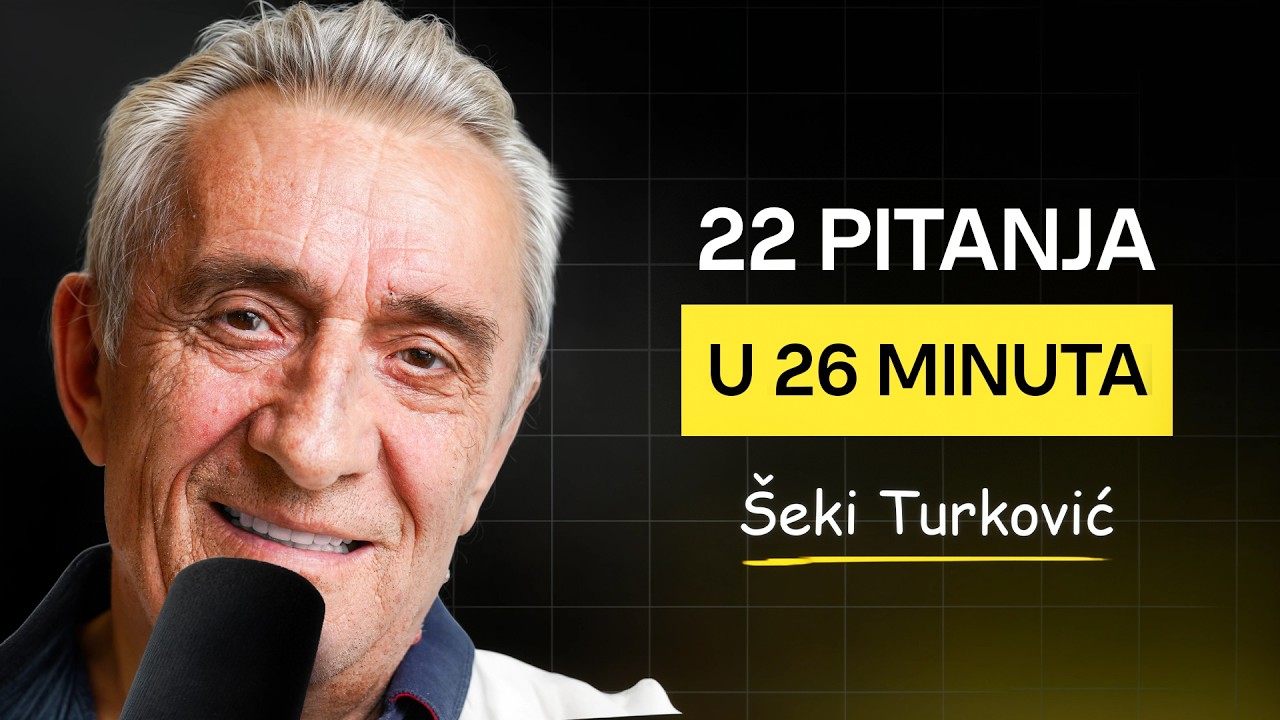 Šeki Turković odgovara na 22 pitanja u 26 minuta: Nisam hteo snimiti *ŽIVIM*