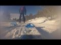 Go pro hero 2 fixé sur le ski skrilex sound 