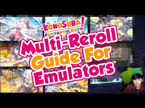 CHAD Multi-Instance Reroll Guide for PC Android Emulators | Konosuba Fantastic Days