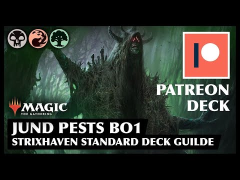Jund Pests BO1 | Strixhaven Standard Deck Guide | MTG Arena Gameplay