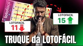 INCRÍVEL TÉCNICA que GARANTE 15 PONTOS em apenas 2 CARTÕES DA LOTOFÁCIL!!!