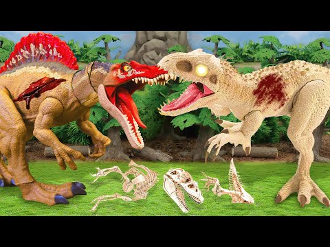 T Rex Wild Chase Adventure 🦖 | SPINOSAURUS vs TYRANNOSAURUS in Showdown ⚔️ - Dinosaur Toys Movie 4K