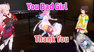Ririka Got Butt Spank From Luna-hime That Gonna Make Riona So Jealous