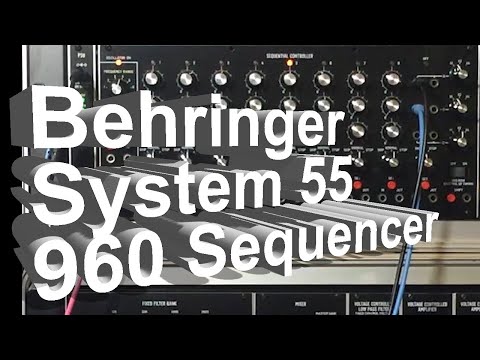Behringer 960 Sequencer Demo 1