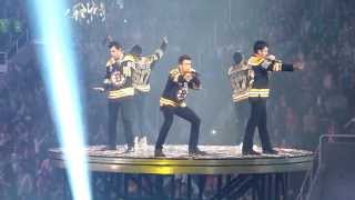New Kids On The Block performing "Hangin Tough" live in San Jose CA on July 12, 2013