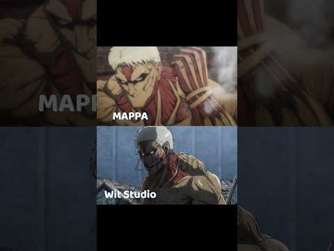 Reiner, MAPPA vs Wit Studio #anime #shorts #reinerbraunedit