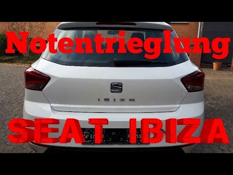 Emergency release Seat Ibiza tailgate emergency release trunk emergency release Seat Ibiza