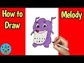 How To Draw Melody The Music Pet Little Einstein S