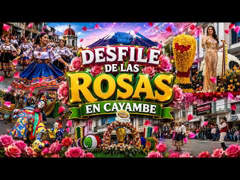 DESFILE DE LA ROSAS EN CAYAMBE 2026: FIESTAS DE CAYAMBE 2026