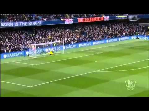 Charlie Adam super goal chelsea vs stoke city