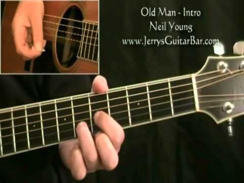 How To Play Neil Young Old Man (intro only)
