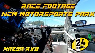Mazda RX8 Race Footage NCM Motorsports Park 24 Hours of Lemons