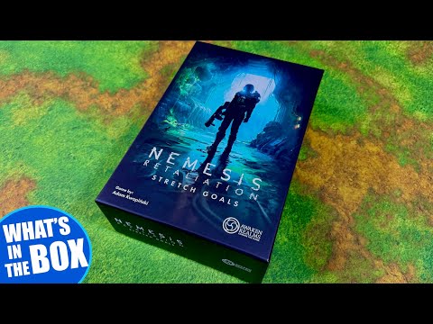 NEMESIS RETALIATION STRETCH GOALS with Sundrop Miniatures Unboxing  |  Awaken Realms