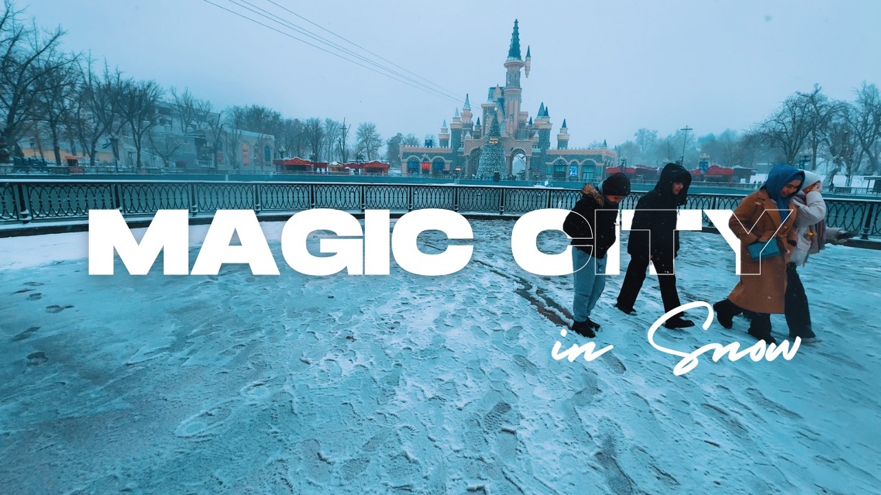 Snowy Magic in Tashkent! ❄️ Adventure with a Multilingual Local (Dart Scam & Winter Fun!) | Vlog