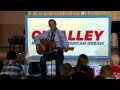 Martin O'Malley sings Iowa Waltz (C-SPAN)