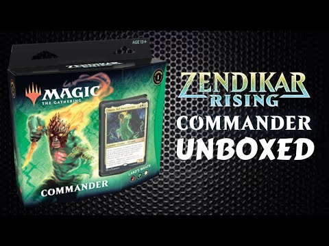 Unboxed | Magic the Gathering Zendikar Rising Commander Land's Wrath opening | Is it worth it?