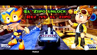 Rez  V's El Zipo 🤩 unlock 🔓 character 😱 #Beach Buggy Racing 🎮 Gameplay 🔥🏁#subscriber #motivation