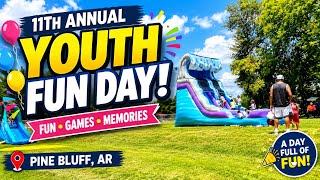 11th Annual Youth Fun Day in Pine Bluff 🎉 | Fun, Games & Great Memories
