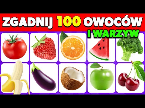 Zgadnij Owoc i Warzywo w 3 sekundy 🍎🥑🍍 | OD ŁATWEGO DO NIEMOŻLIWEGO