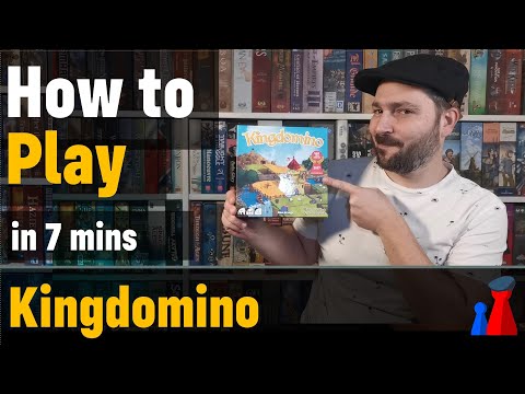 How to play Kingdomino boardgame - Full teach + Visuals - Peaky Boardgamer