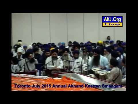 113 Toronto July 2015 Smaagam - Raensabaayee Keertan - Bh. Apardeep Singh Jee