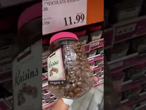 Kirkland Milk #chocolate Raisins #asmr #costco #shorts