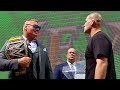 Brock Lesnar and Cain Velasquez weigh in for battle: Crown Jewel media event, Oct. 30, 2019