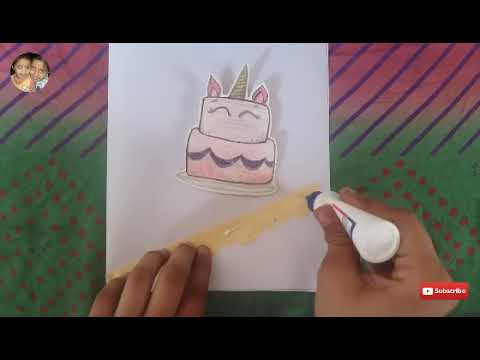 How do make a unicorn birthday greeting card # cards