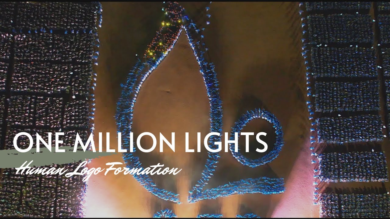 C20 Human Logo Formation: One Million Lights Campaign