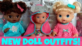 💗 My Sweet Love Doll &amp; Outfits! 👚 New Clothes For Baby Alive Finger Paint &amp; Pretty In Pigtails Baby!