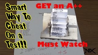 DIY- Sneaky Way to Cheat on a Test | Nextraker