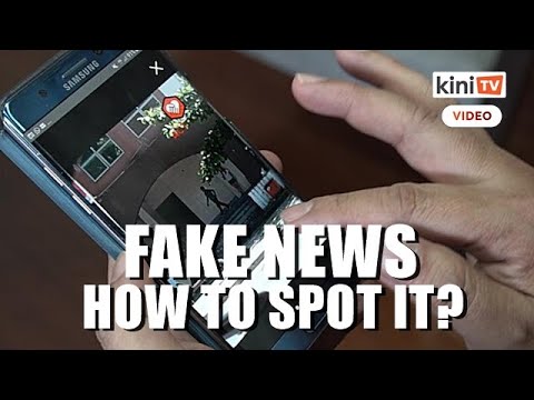 Fake news: How to spot it?