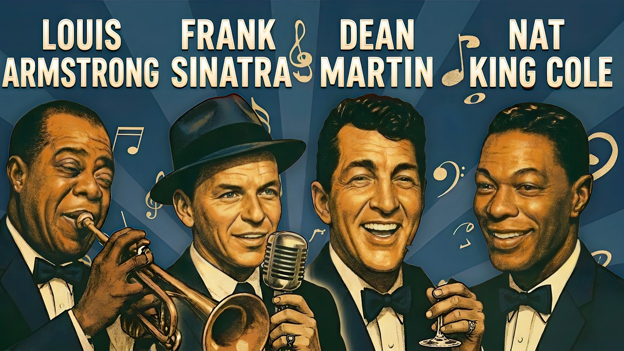 Jazz Songs 50's 60's 70's |Frank Sinatra, Louis Armstrong, Nat King Cole | Vintage Jazz Memories