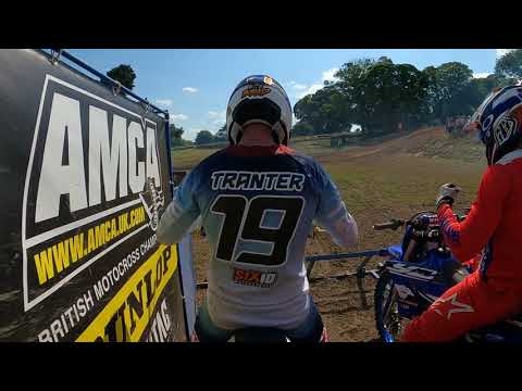 Amca 125 British motocross championship Ft Brad Tranter