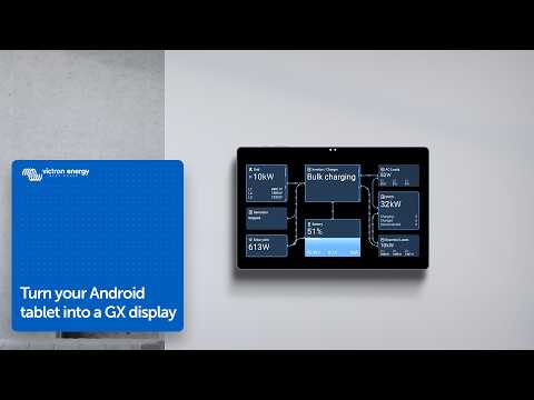 Convert an Android tablet or phone to monitor your Victron Energy GX device